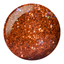 Swatch of 412 Golden Orange Star Duo By DND Gel