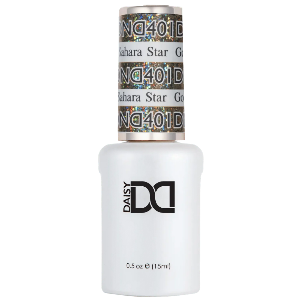 Gel bottle of DND Gel 401 Golden Sahara Star