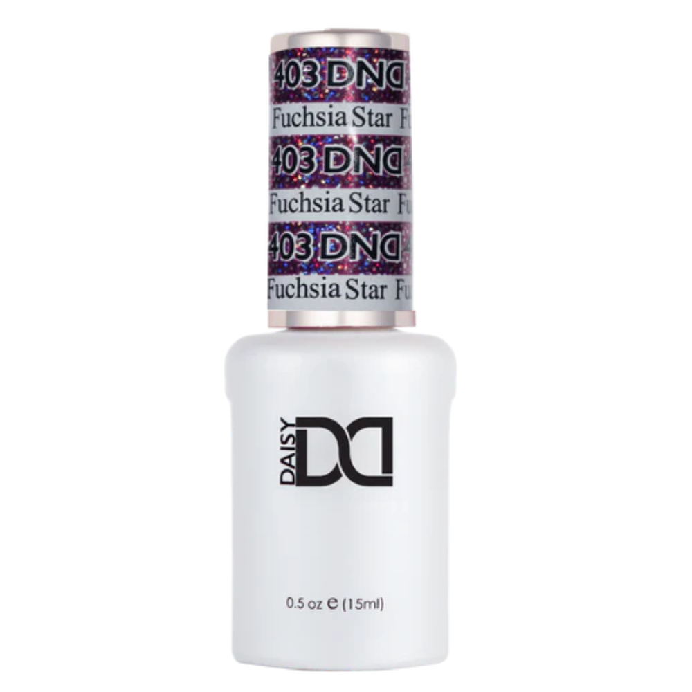 Gel bottle of DND Gel 403 Fuchsia Star