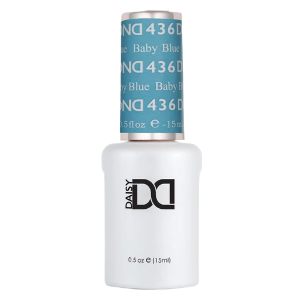 Gel bottle of DND Gel 436 Baby Blue