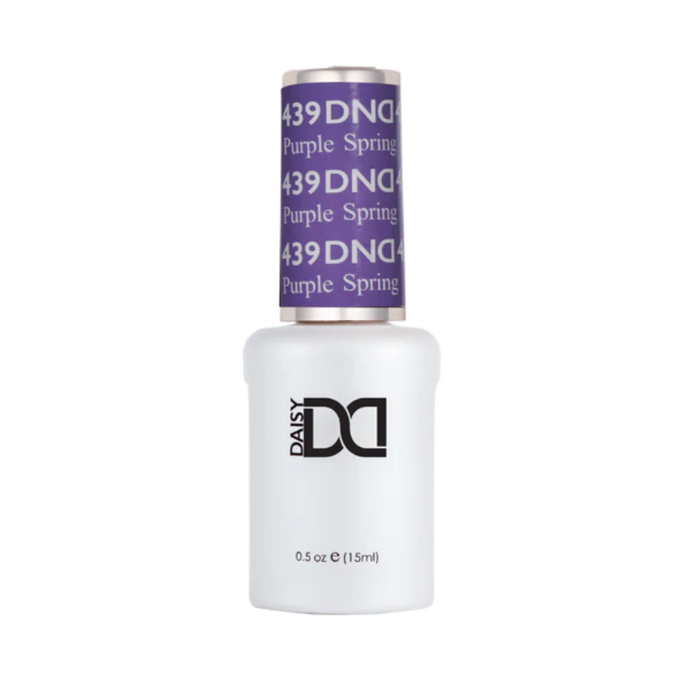 Gel bottle of DND Gel 439 Purple Spring