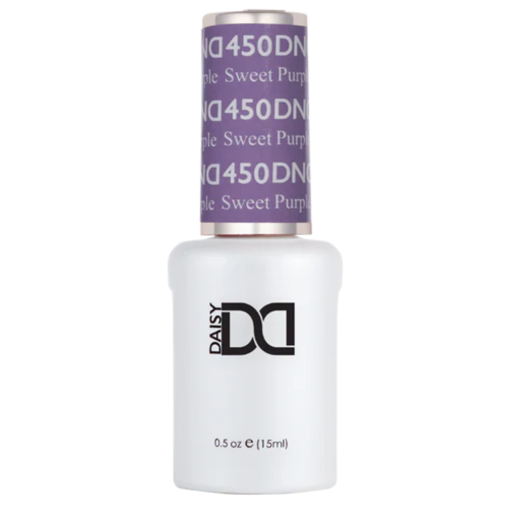 Gel bottle of DND Gel 450 Sweet Purple