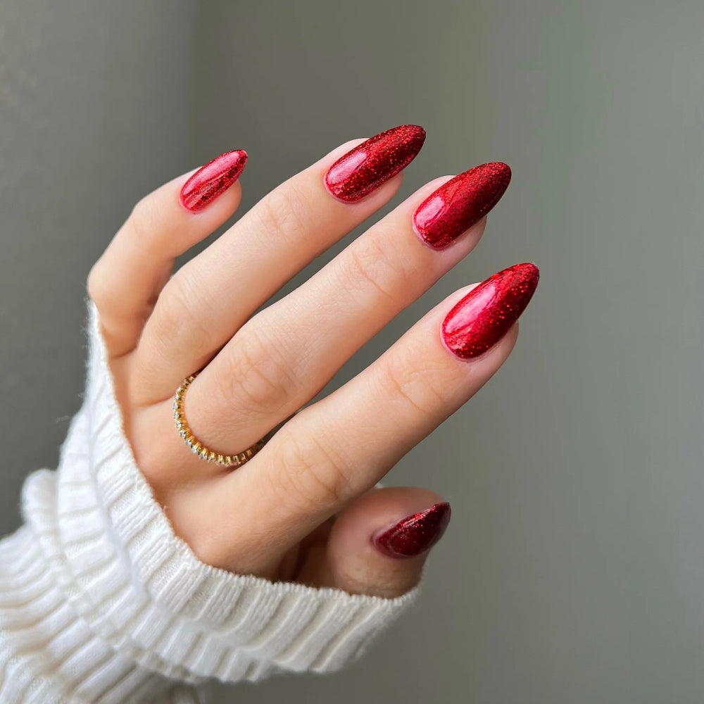 hands wearing DND Gel Polish - 463 Hot Jazz