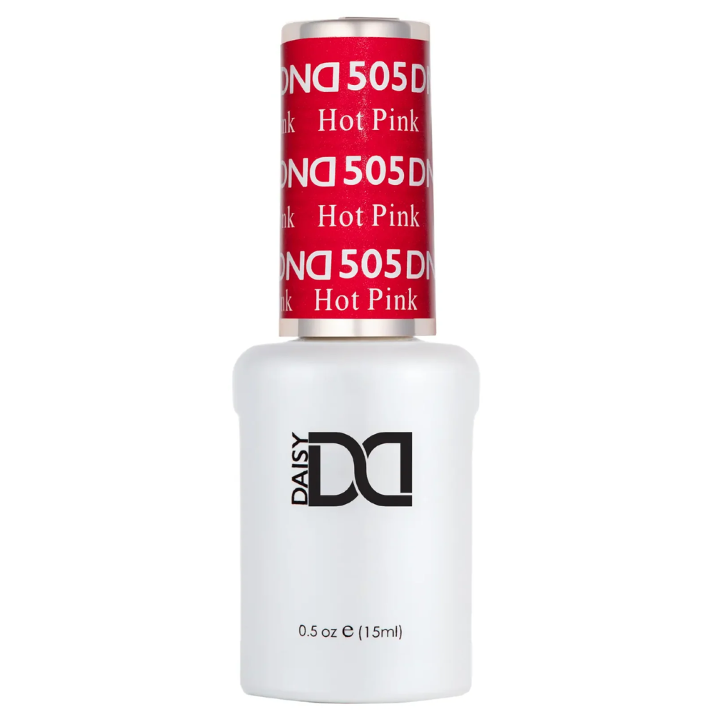 DND Gel and Polish 505 Hot Pink