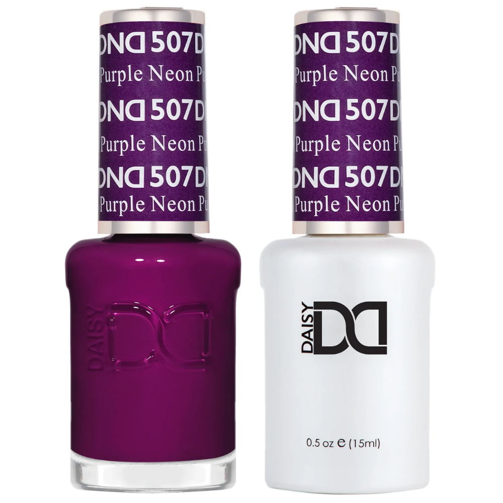 DND Gel and Polish 507 Neon Purple