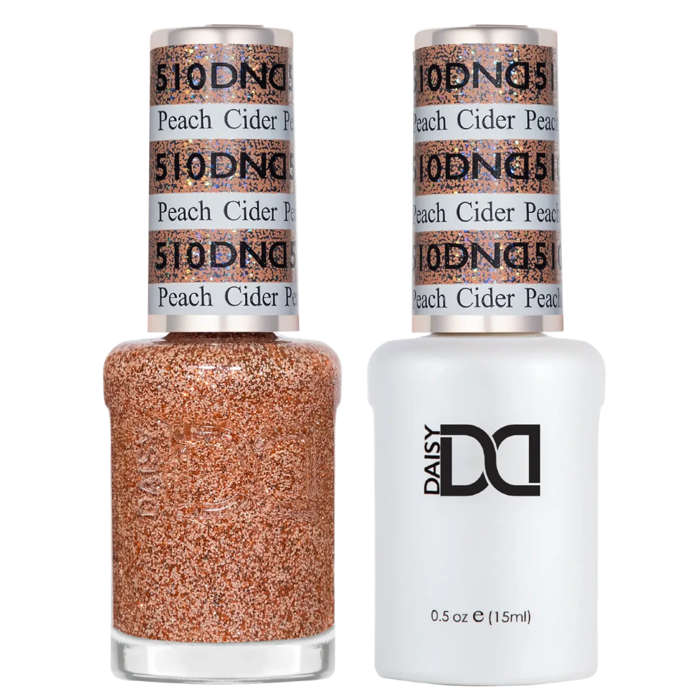 DND Gel and Polish 510 Peach Cider