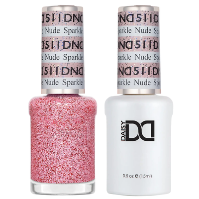 DND Gel and Polish 511 Nude Sparkle