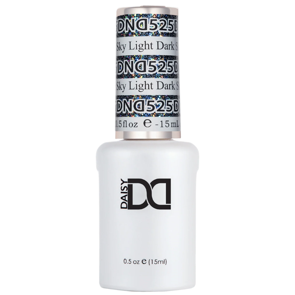 gel bottle of DND Gel Polish - 525 Dark Sky Light