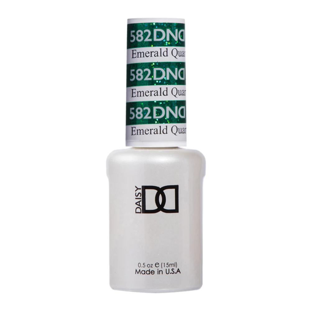 gel bottle of DND Gel Polish 582 Emerald Quartz