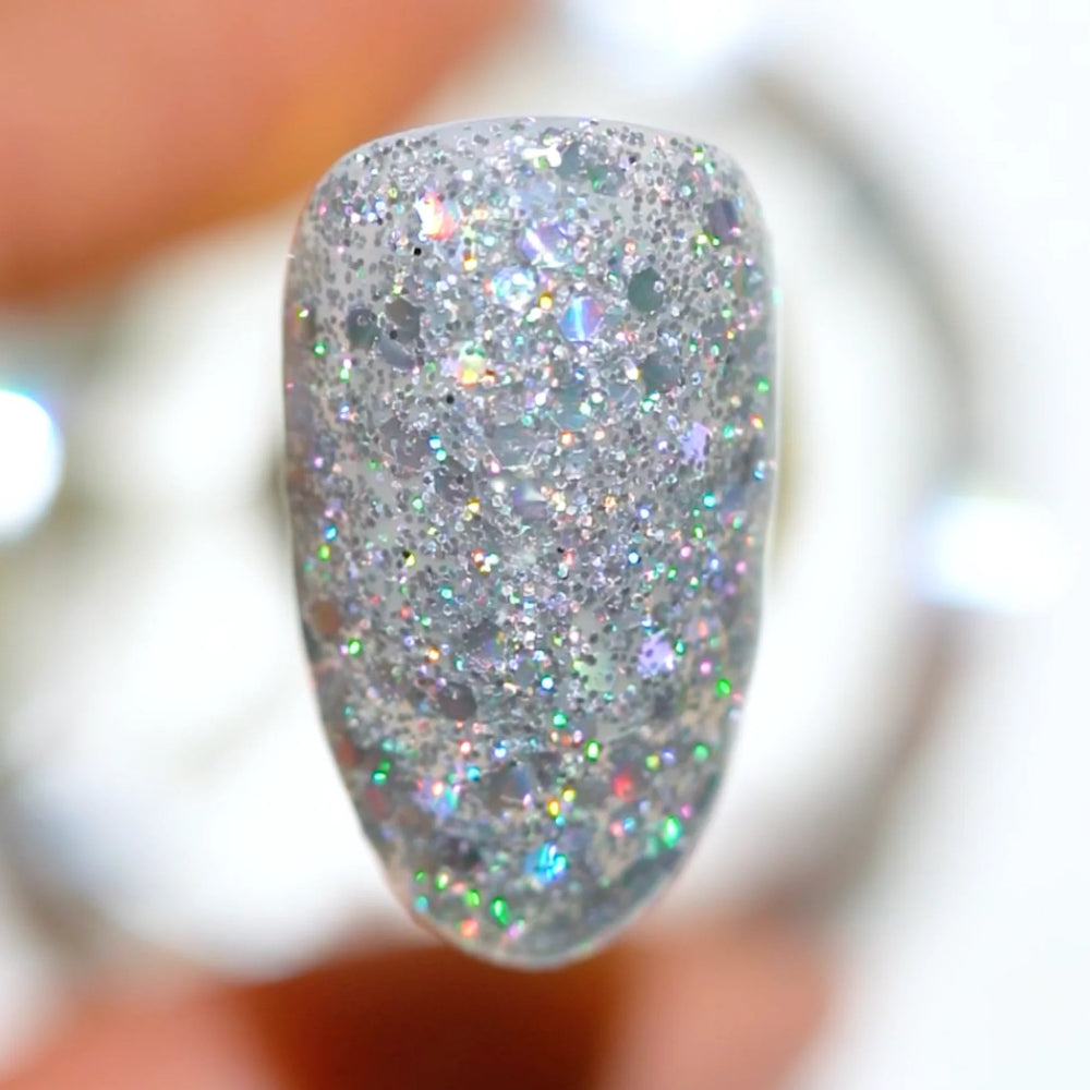 swatch of DND Gel Polish - 779 Snow Way!