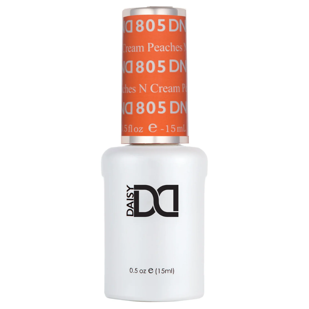 gel bottle of DND Gel Polish - 805 Peaches N Cream