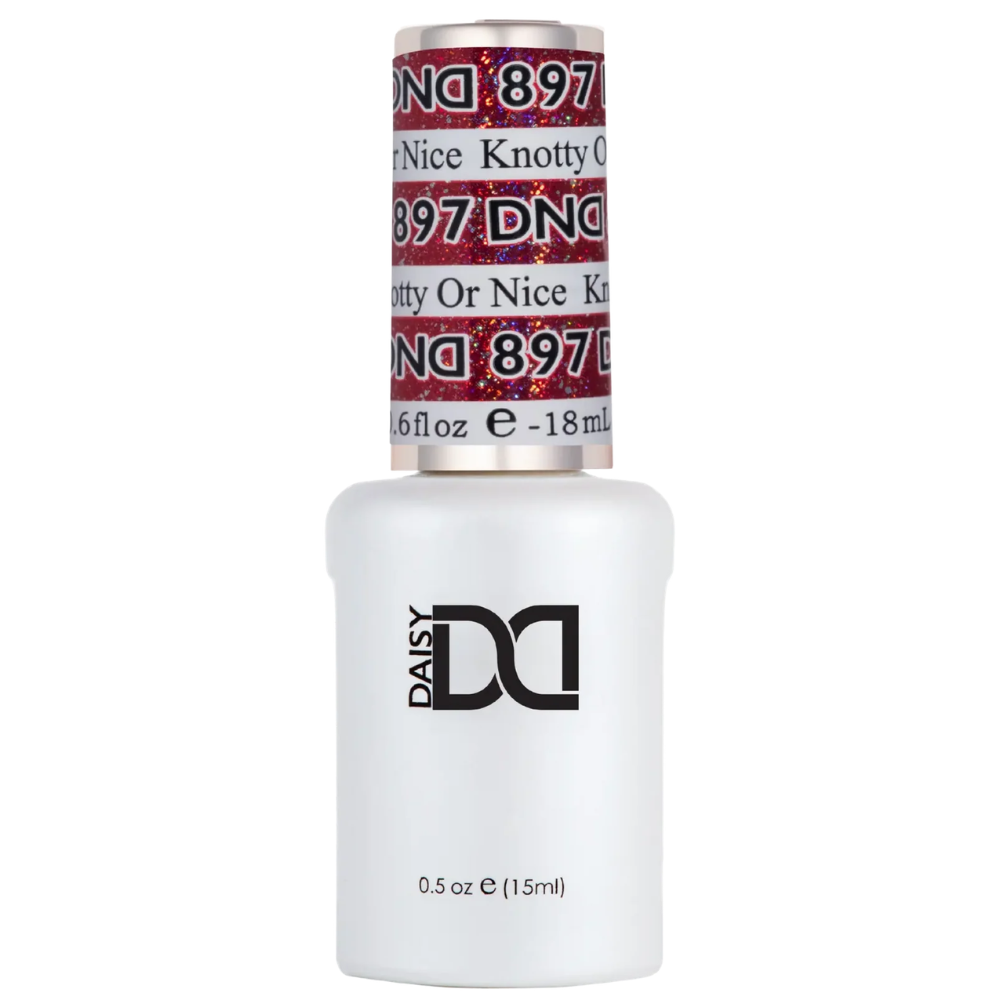 gel bottle of DND Gel Polish - 897 Knotty Or Nice