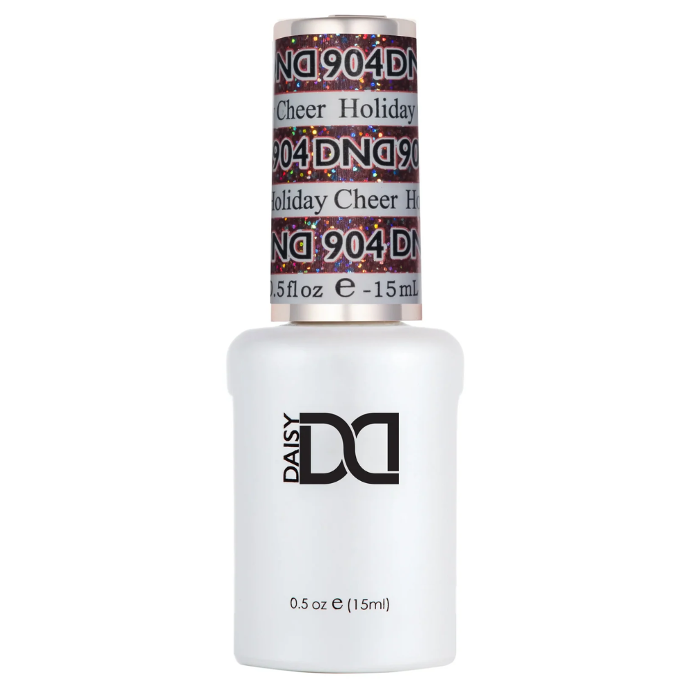 gel bottle of DND Gel Polish - 904 Holiday Cheer