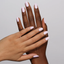 hands wearing DND Gel Polish - 971 Tele-Talking Thistle