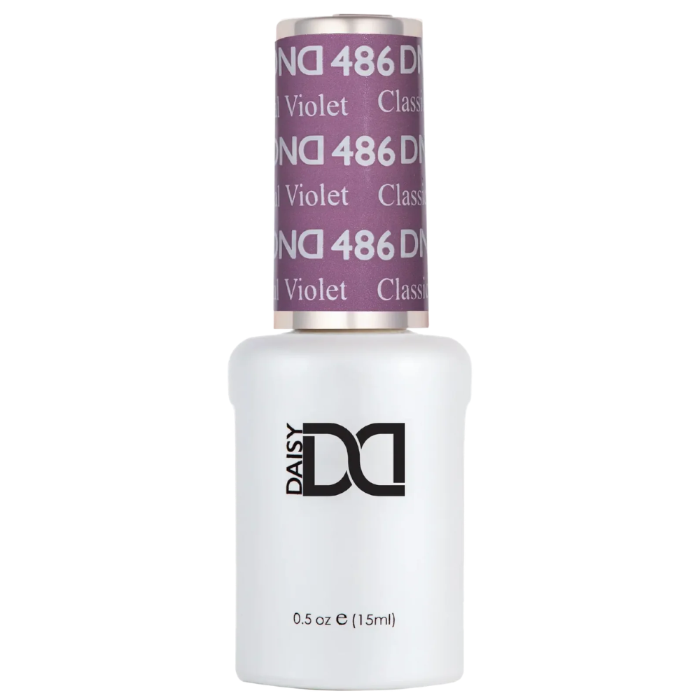 gel bottle of DND Gel Polish - 486 Classic Violet