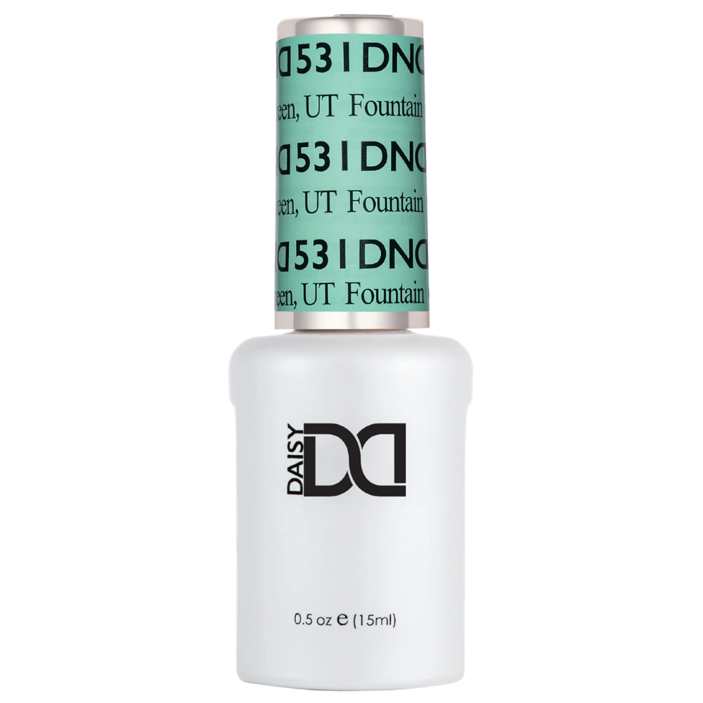 gel bottle of DND Gel Polish 531 Fountain Green, UT