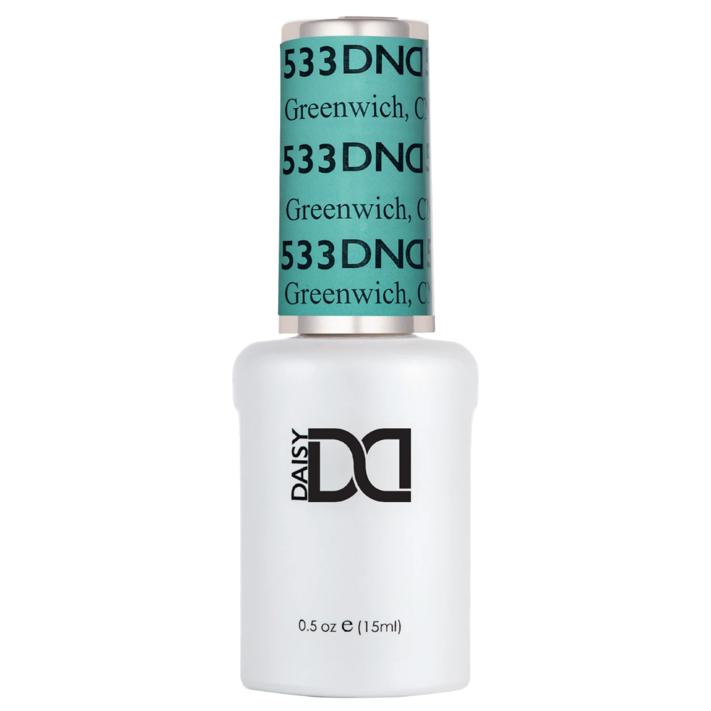 gel bottle of DND Gel Polish 533 Greenwich, CT