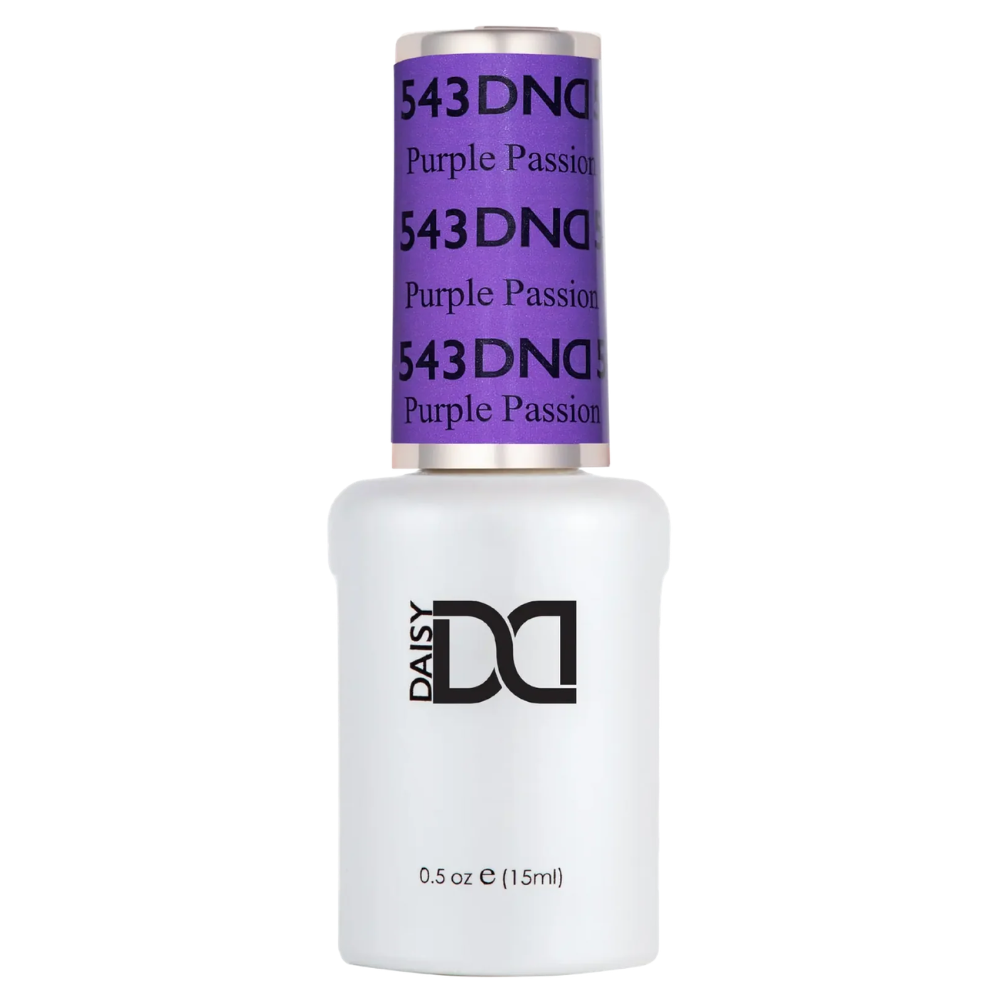 gel bottle of DND Gel Polish 543 Purple Passion