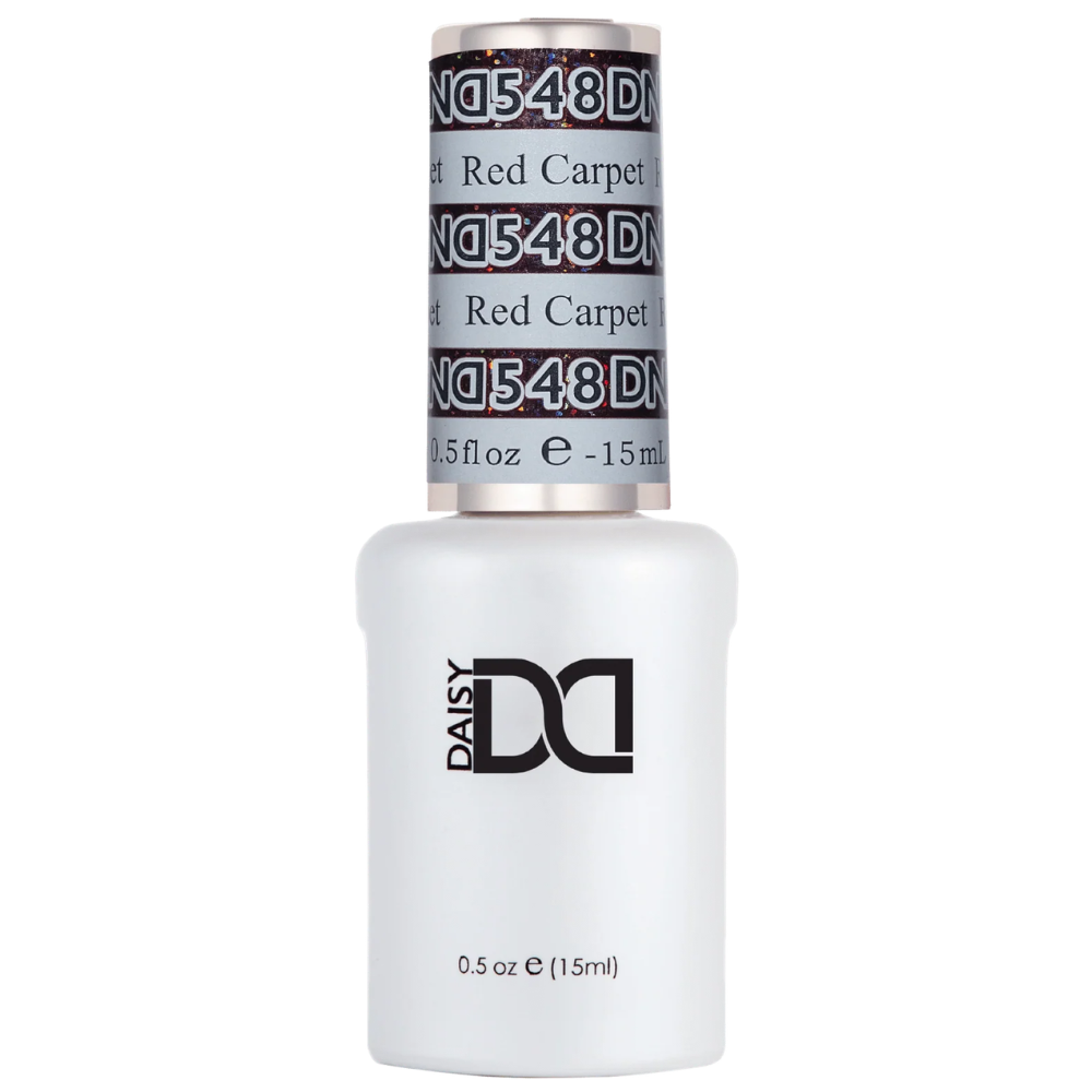 gel bottle of DND Gel Polish - 548 Red Carpet