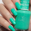 hands wearing DND Gel Polish 742 Minty Mint