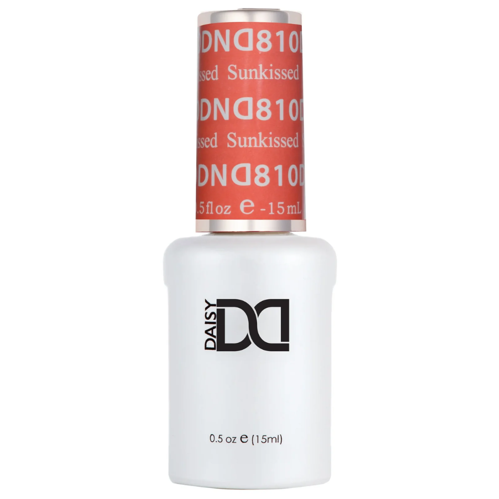 gel bottle of DND Gel Polish - 810 Sun-Kissed