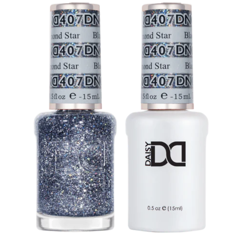 407 Black Diamond Star Duo By DND Gel