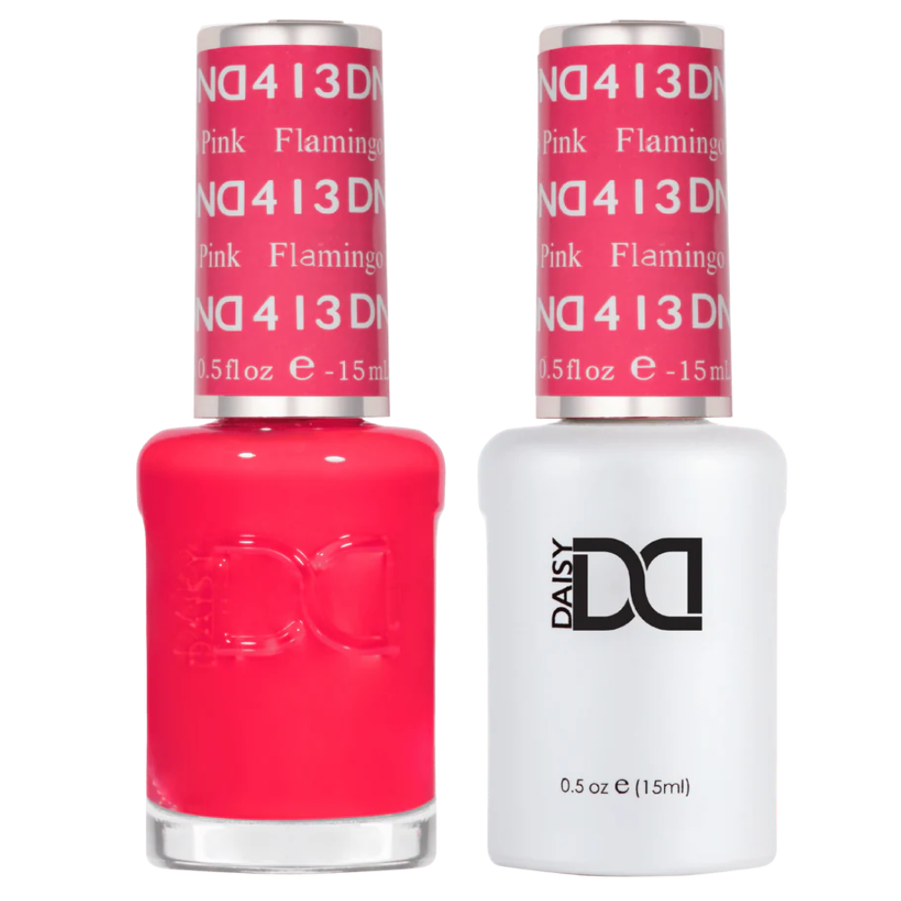413 Flamingo Pink Duo By DND Gel