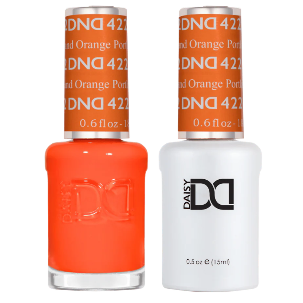 422 Portland Orange Duo By DND Gel