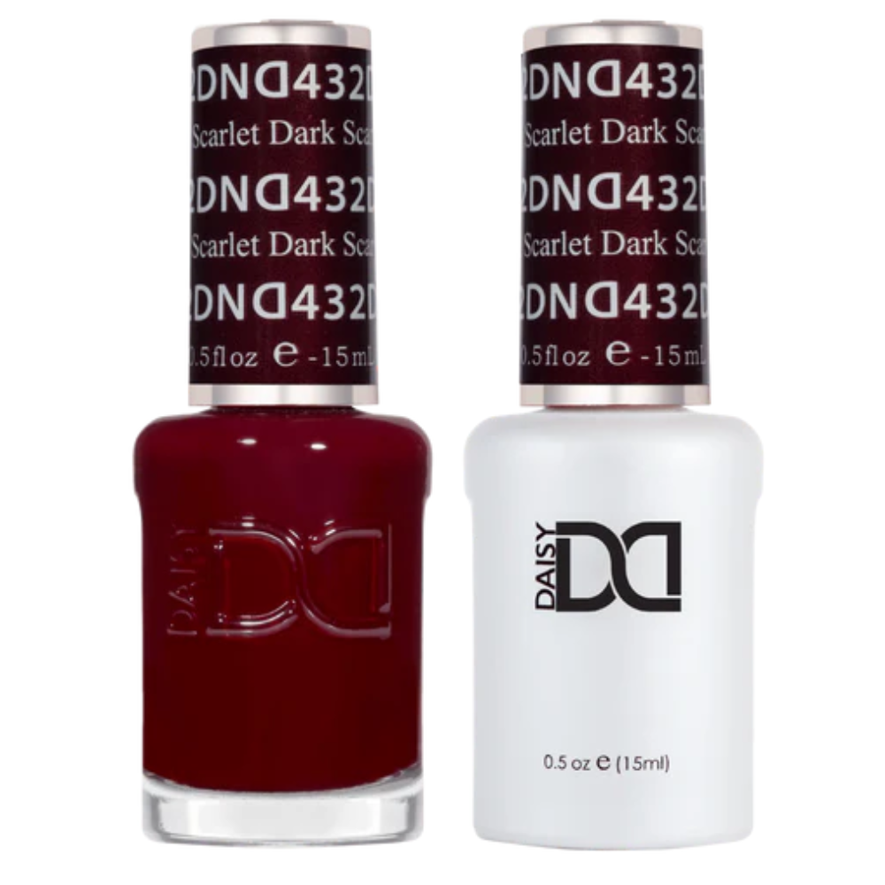 432 Dark Scarlet Duo By DND Gel