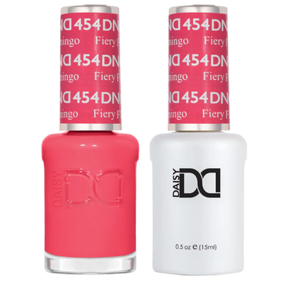 454 Fiery Flamingo Duo By DND Gel