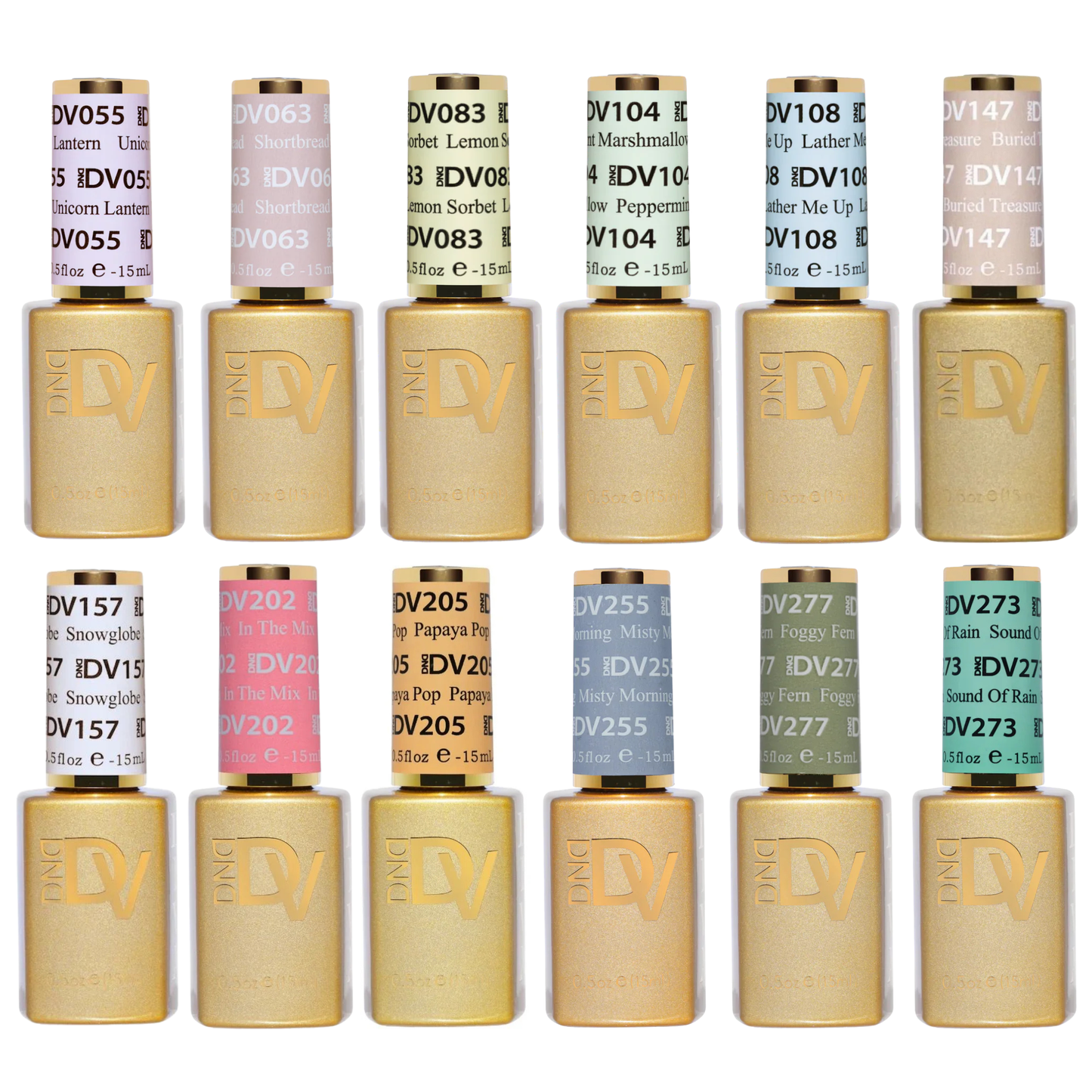 DND Diva Gel Polish 12pc Set - Soft Girl Edition