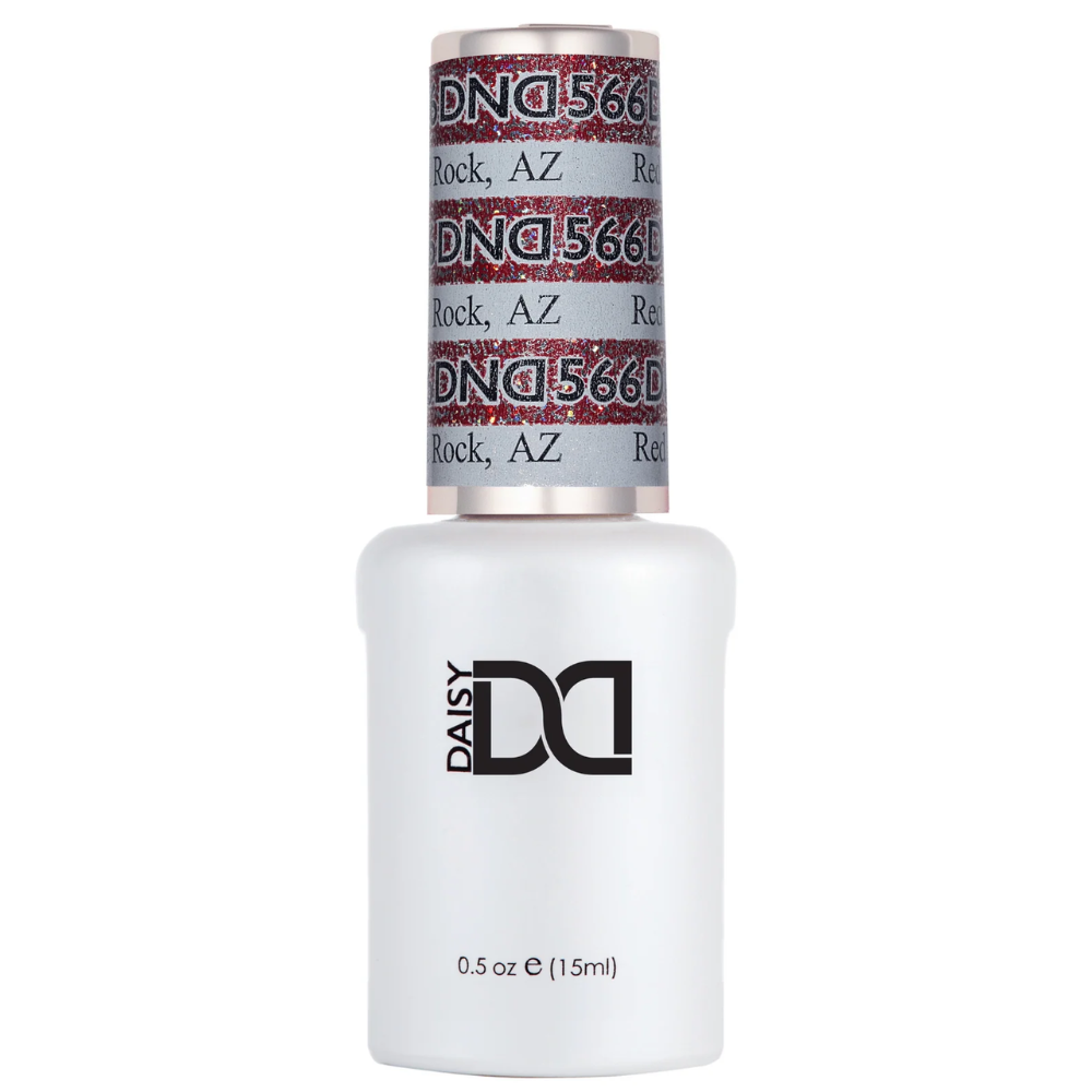 gel bottle of DND Gel Polish 566 Red Rock, AZ