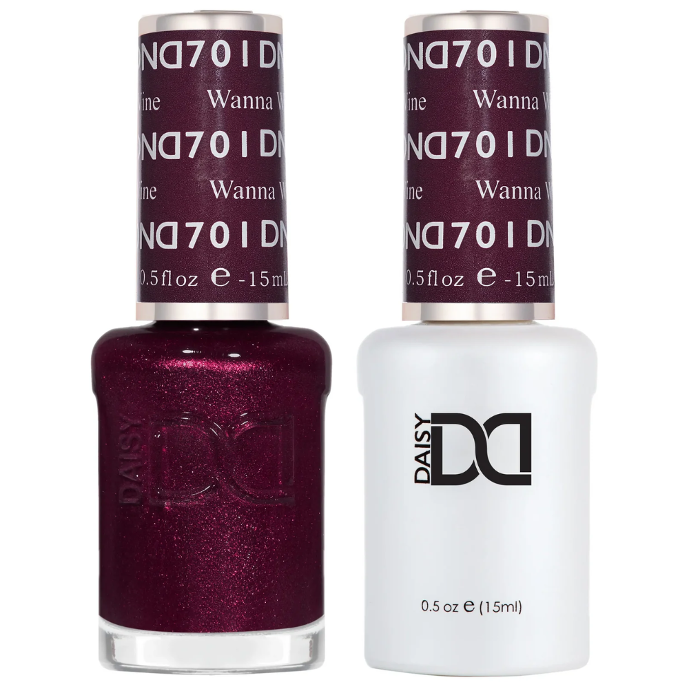 DND Gel and Polish duo 701 Wanna Wine