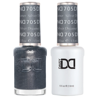 DND Gel Polish duo 705 Silver Dream