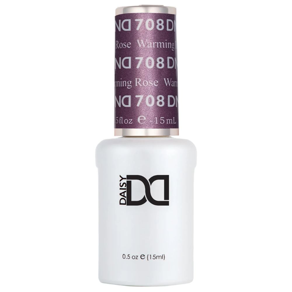 gel bottle of DND Gel Polish 708 Warming Rose