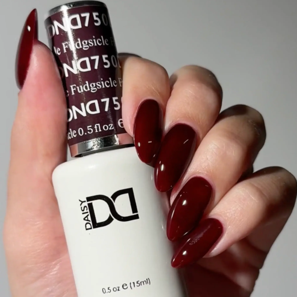 hands wearing DND Gel Polish 750 Fudgsicles