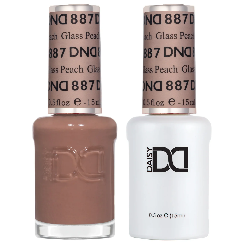 DND Gel Polish duo 887 Glass Peach