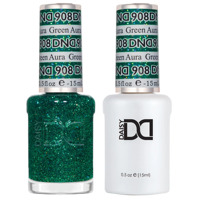DND Gel Polish duo 908 Green Aura