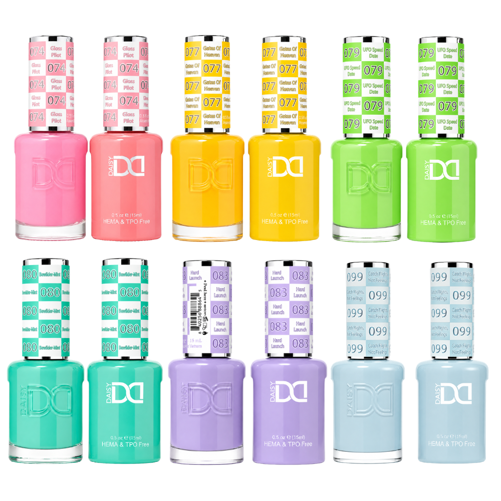 DND HEMA & TPO FREE Gel Polish Duo 6pc Spring Set
