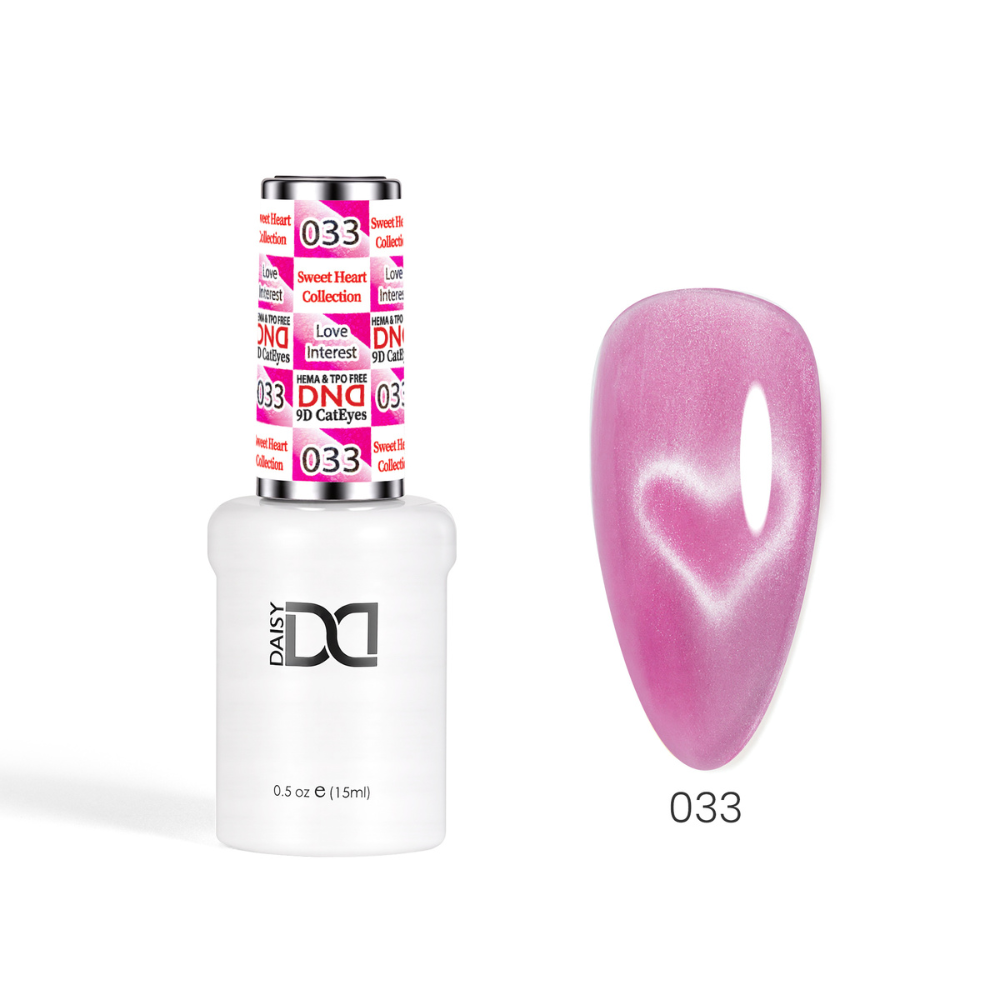 DND HEMA & TPO Free 9D Cat Eye - 033 Love Interest