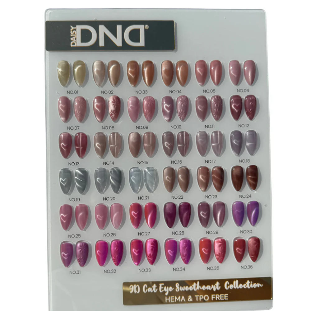 DND HEMA & TPO Free 9D Cat Eye Collection - 36 Colors