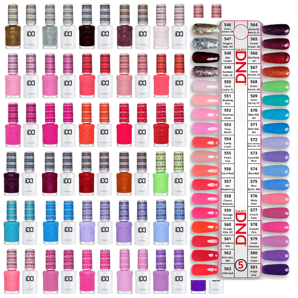 DND Swatch Gel & Polish Collection 5