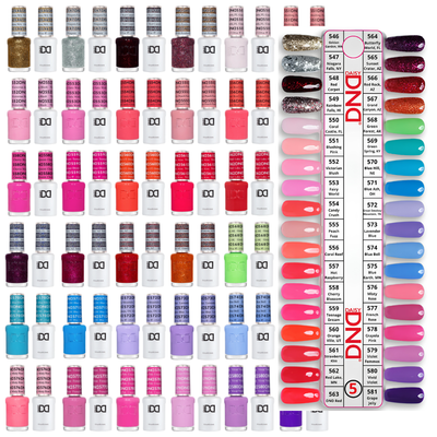 DND Swatch Gel & Polish Collection 5