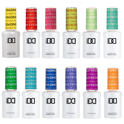 DND Summer Gel Polish 12pc Bundle - Vacay Mode