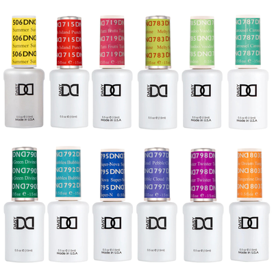DND Summer Gel Polish 12pc Bundle - Vacay Mode