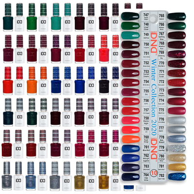 DND Swatch Gel & Polish Collection 10 - winter collection