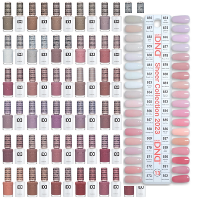 DND Sheer Gel & Polish Collection Swatch 13