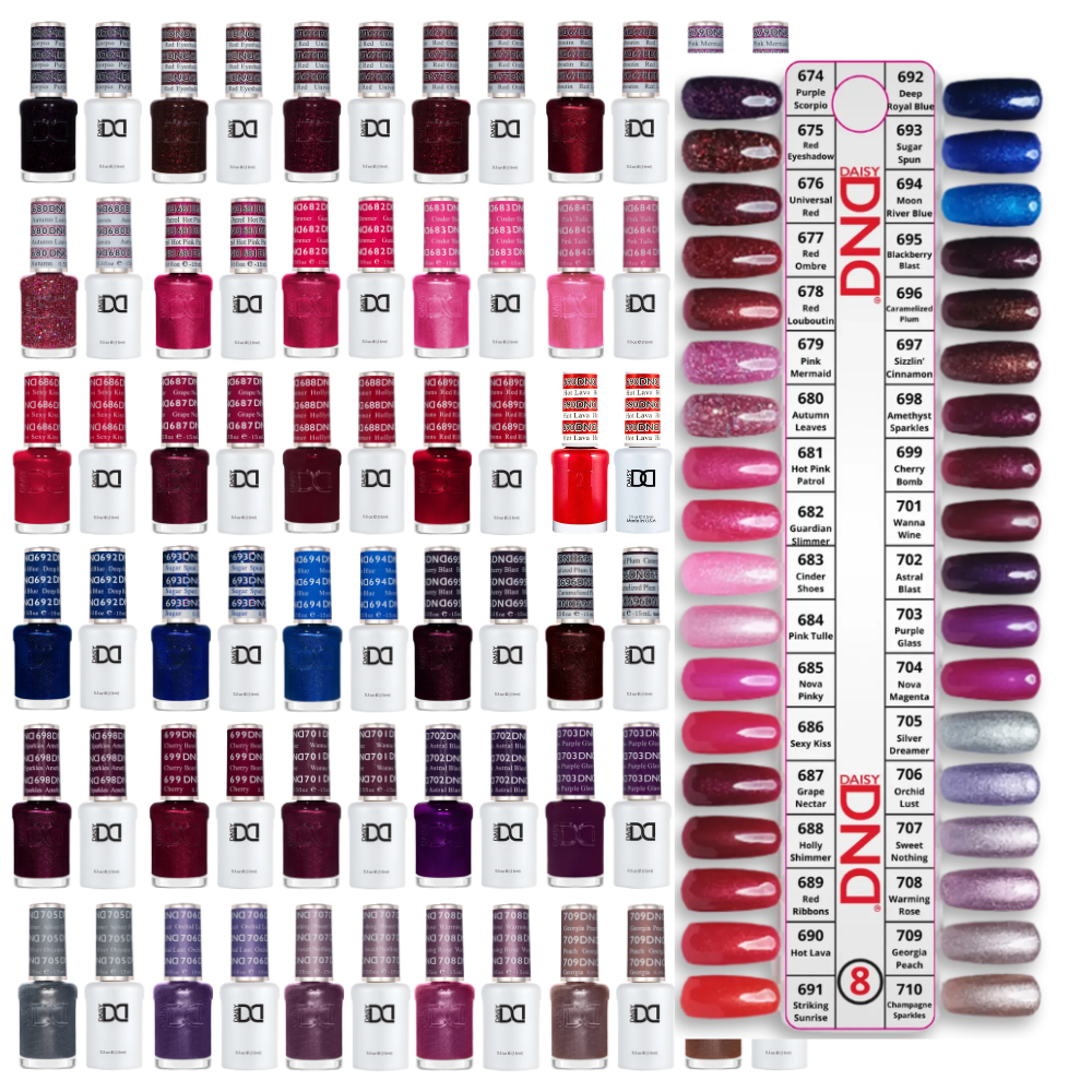 DND Swatch Gel & Polish Collection 8