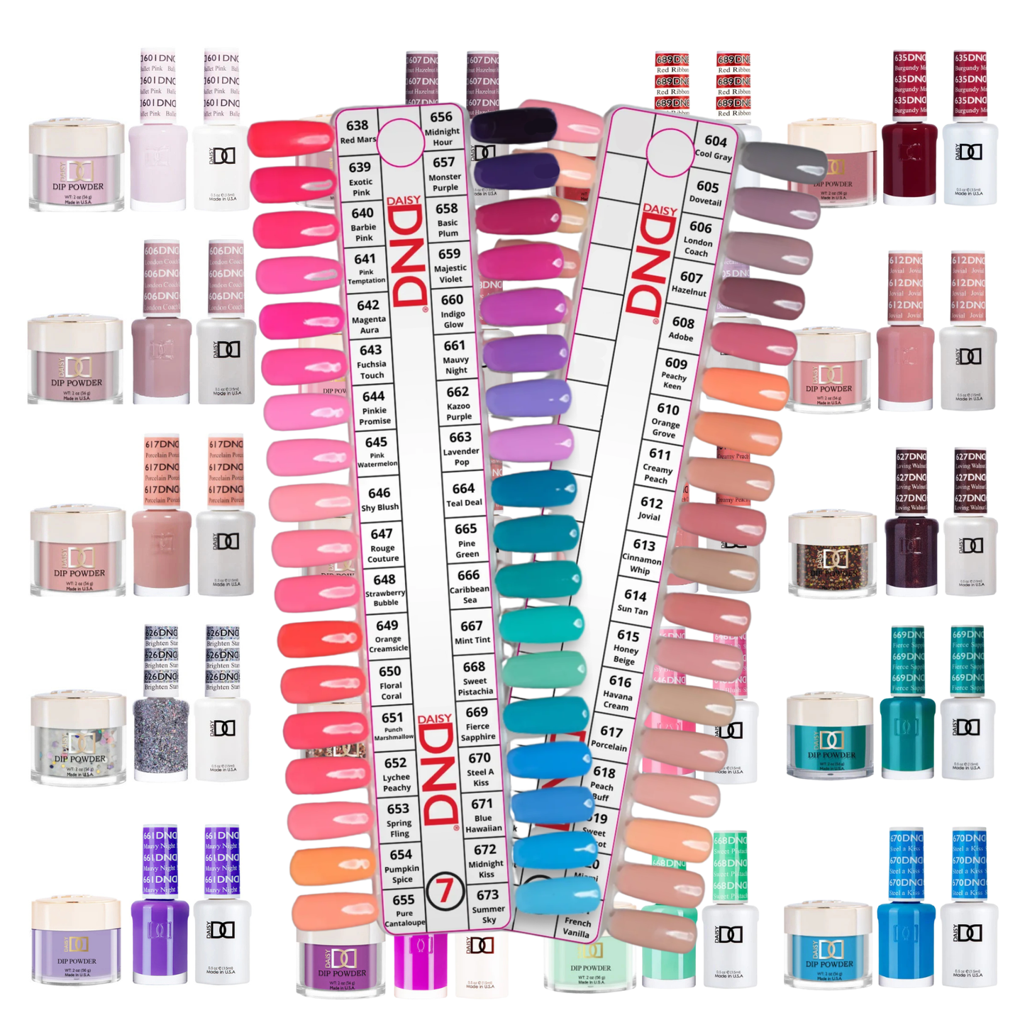 DND Dap & Dip Trio 600's - 98 colors