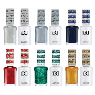 DND Winter Gel & Polish 6pc Bundle - Holiday Favs